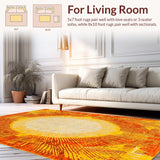 Joyful Multicolored Sun Design(Orange)