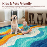 Dynamic Woven Circular Motif(Blue)