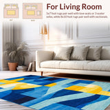 Lively Geometric Art Expression(Blue)