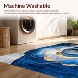 Contemporary Blue Gradient Motif(Blue)