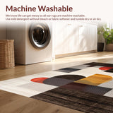 Ultra Soft Area Rug, Non Slip, Stain Resistant, Washable Area Rugs for Living Room, Bedroom, Minimalist Soft Animal Texture(Beige)