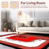 Fun Colorful Circuit Pathway(Red)