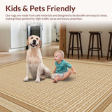 Elegant Trellis Earth Tone Design(Beige)