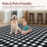 Elegant Monochrome Plaid Aesthetic(Black)