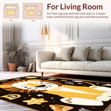 Cute Cartoonish Lion Emblem(Black)