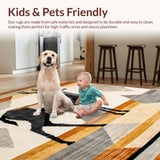 Ultra Soft Area Rug, Non Slip, Stain Resistant, Washable Area Rugs for Living Room, Bedroom, Trendy Earthy Antelope Aesthetic(Beige)