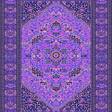 Ultra Soft Area Rug, Non Slip, Stain Resistant, Washable Area Rugs for Living Room, Bedroom, Boho Purple Low-Pile Living Room Rug(Purple)