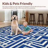 Sophisticated Tiled Fusion(Blue)