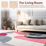 Luxurious Muted Tones Artful Geometry(Pink)