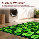 Whimsical Clover Patterned Decor(Green)