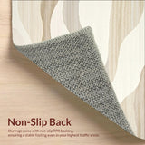 Beige Kitchen with Slip Resistant Backing and Padded Surface(Beige)