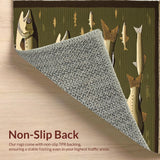 Earthy Tones Nature Inspired Motif(Green)