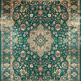 Vibrant Antique Floral Arrangement(Green)