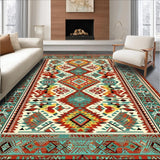 Vibrant Diamond Geometric Flair(Red)
