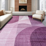 Ultra Soft Area Rug, Non Slip, Stain Resistant, Washable Area Rugs for Living Room, Bedroom, Luxe Mauve Bath Rug Set Piece Soft Chenille Area Rug(Purple)