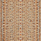 Ultra Soft Area Rug, Non Slip, Stain Resistant, Washable Area Rugs for Living Room, Bedroom, Chic Earthy Geometric Weave(Orange)