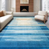 Ultra Soft Area Rug, Non Slip, Stain Resistant, Washable Area Rugs for Living Room, Bedroom, Waterproof Patio Living Area(Blue)