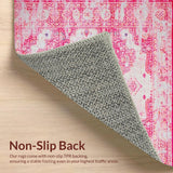 Graceful Low Pile Vintage Design(Pink)