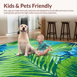 Chic Modern Abstract Leaf Motif(Green)