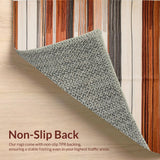 Ultra Soft Area Rug, Non Slip, Stain Resistant, Washable Area Rugs for Living Room, Bedroom, Stylish Reversible Color Splash(Brown)