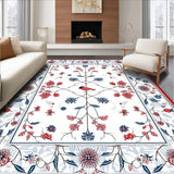 Vibrant Seasonal Feathered Design(White)