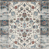Ultra Soft Area Rug, Non Slip, Stain Resistant, Washable Area Rugs for Living Room, Bedroom, Trendy Abstract Tiled Arrangement(White)