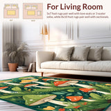 Playful Nature Theme Floor Accent(Green)