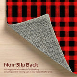 Festive Red and Black Geometric Style(Red)