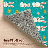 Artful Abstract Bunny Illustration Style(Blue)