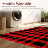 Festive Red and Black Geometric Style(Red)