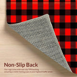 Artful Checkered Play Area(Red)