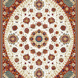 Earthen Embrace Beige and Rich Brown Hues(White)