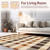 Chic Checkered Rustic Aesthetic Touch(Beige)