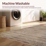 Elegant Tiled Motif with Tassels(Beige)