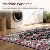 Chic Floral Motif in Monochrome(Black)