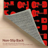 Eclectic Abstract Musical Design Elements(Red)