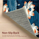 Bright Multicolor Leafy Composition(Blue)