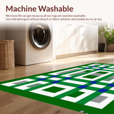 Trendy Minimalist Green Checker Theme(Green)