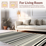 Dynamic Striped Modernist Approach(Black)