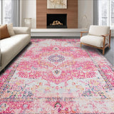Elegant Muted Medallion Texture Vibe(Pink)