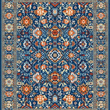 Chic Rustic Ogee Patterning(Blue)