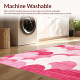 Delightful Cozy White Fluffy Aesthetic(Pink)