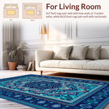 Bold Geometric Circular Artwork(Blue)