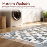 Contemporary Gray Brown Fish Motif(Beige)