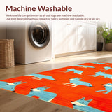 Fun and Energetic Wildlife Motif(Red)