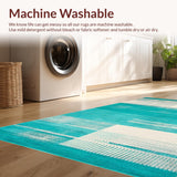 Artful Modernist Geometric Arrangement(Blue)