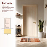 Earthtone Ombre Featuring Vintage Distressed Effect and Gradient(Orange)