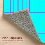 Brightly Hued Educational Circle Mats(Blue)