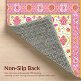 Eclectic Whimsical Floral Motif(Pink)