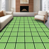 Vibrant White and Green Composition(Green)